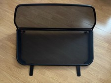 GENUINE SAAB 93 CONVERTIBLE WIND DEFLECTOR. BLACK. 1998-2003.