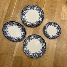 Chatsworth Late Mayers 1790  Blue White Serving Plate Dishes job lot 