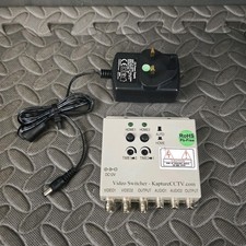 CCT223 Basic 2 Channel 12V Switcher CCTV Camera Switcher & Power Lead