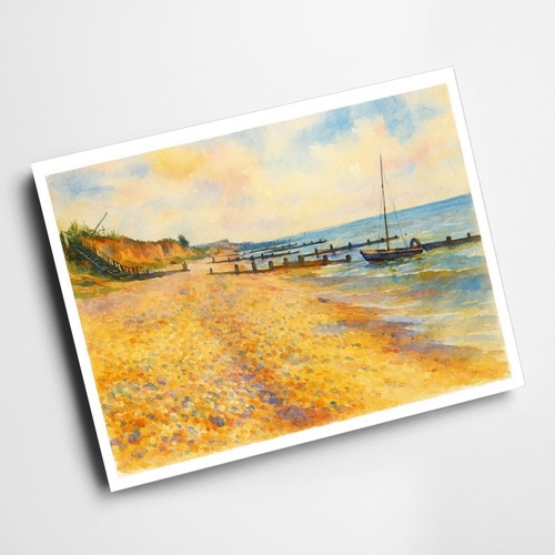 Print west beach selsey - print,