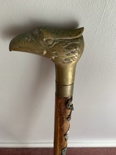 Vintage Brass Headed Wooden