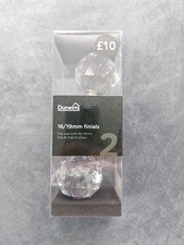 Dunelm 16/19mm Crystal Curtain