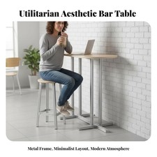 Long Pub Table with High