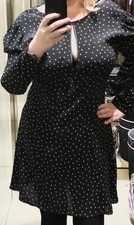 Topshop Black Star Print