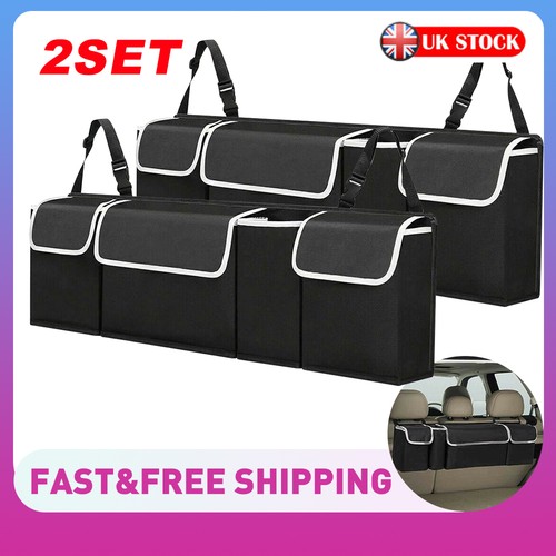 2xblack car boot organiser - boot,