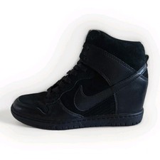 NIKE DUNK SKY HI WEDGE SIZE UK 4.5 EUR 38 (528899 004) BLACK