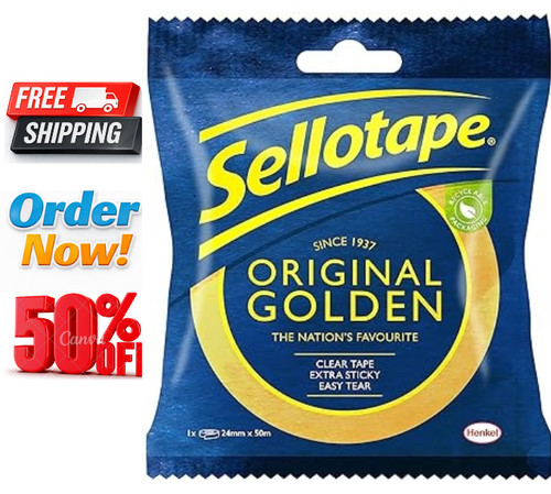 Sellotape original golden - original, 24mm