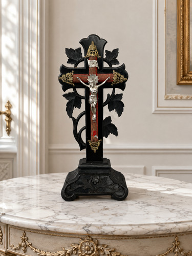 Crucifix antique french - antique, style