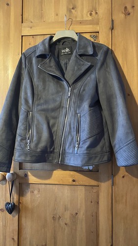 Ladies womens grey faux - womens,
