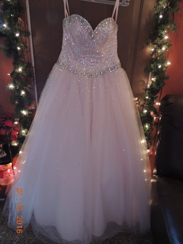 Girls pink mori lee - 8,