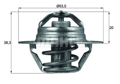 Mahle 88d thermostat - mahle, 88