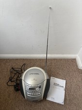 Sony CFD-E95L Boombox CD Radio Cassette Player with Mains Lead No Remote