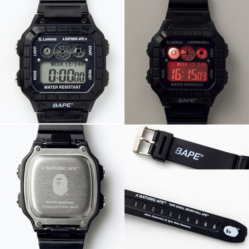 Bathing ape digital watch - a,