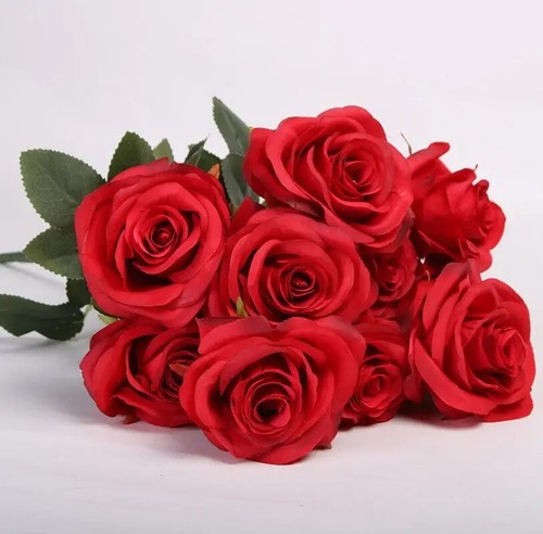 Heads silk rose artificial - silk,