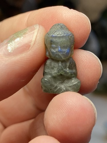 Mini labradorite crystal - labradorite,