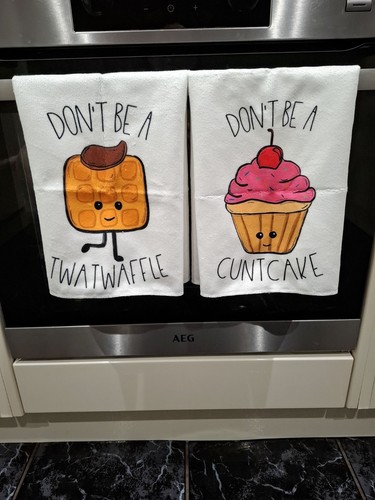 Pack funny kitchen towels - 2,