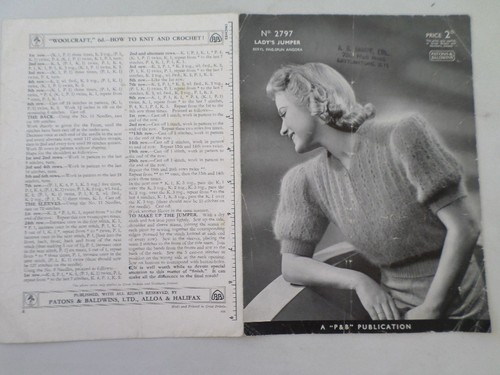 1930 vintage knitting - 1930's,