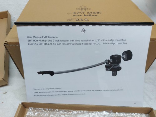 Emt 912 tonearm - emt, hi