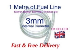 3mm id CLEAR PETROL OIL FUEL