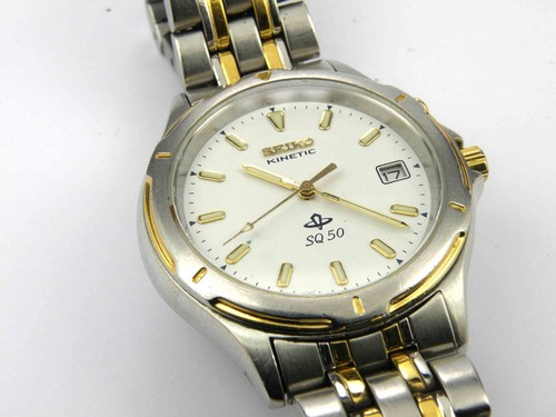 Gents seiko kinetic - sq, 50