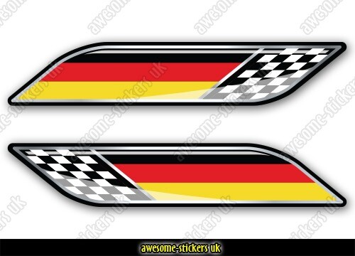 German flag stickers - 2, x