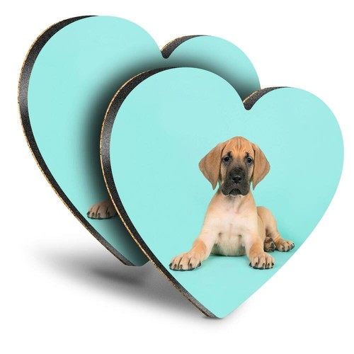 Heart mdf coasters great - -,