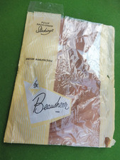 Vintage Beausheer fully fashioned seamed stockings in packet SIZE 9.5