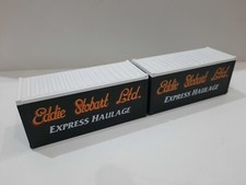 CORGI 1/50th SCALE 2x SHIPPING CONTAINERS EDDIE STOBART 