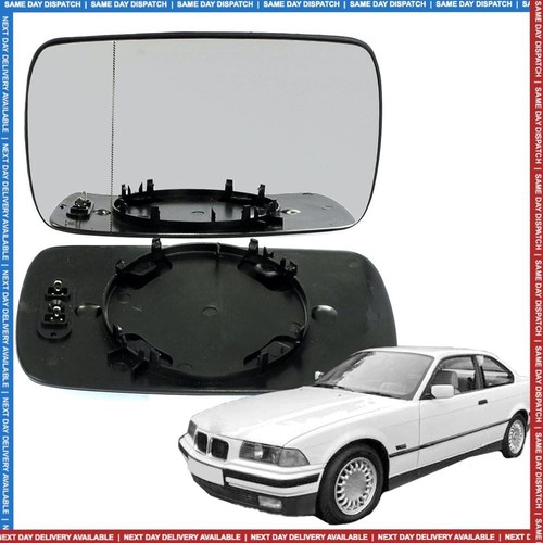 Left side mirror glass for - , bmw