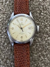 Rare 1956 Vintage Tudor Prince Oysterdate Auto Watch With Red Date,fully Working