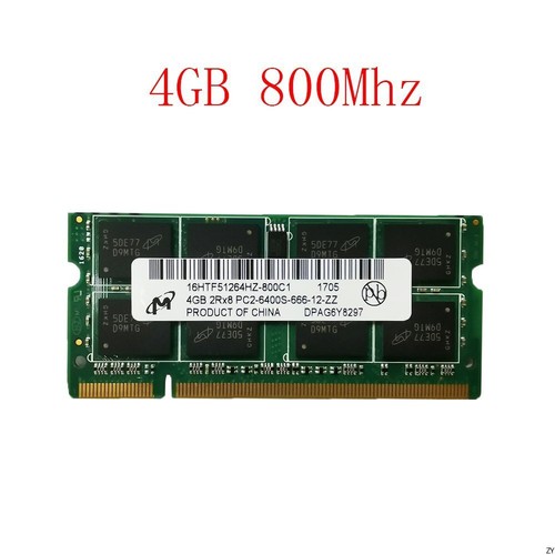 4gb 2gb ddr2 800mhz - 800mhz, pc2-6400s