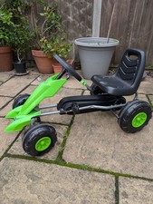 Kids Pedal Green Go Kart Used