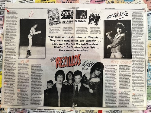 Rezillos signed fay - fay, &