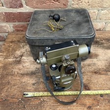 Vintage Hall & Watts Surveying Level + Original Carry Case & plumb bob