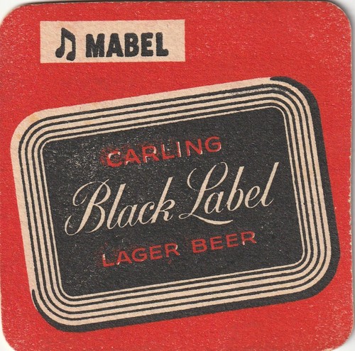 Beer mat carling lager - carling,