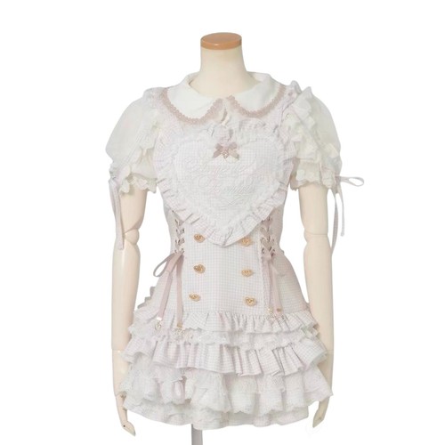 Liz lisa pink gingham - lisa,