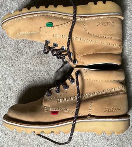 Kickers top tan nubuck - nubuck, uk