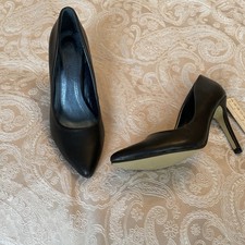 Brand New Ann Michelle Black High Heeled Stilletto Court Shoes Size 5 EU 38