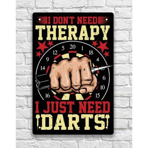 Darts lover metal wall - metal,