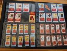 FOUR PAGES WILLS EMBASSY CIGARETTE CARD INSERTS