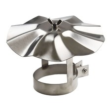 60-102mm Stainless Steel Fireplace Chimney Caps Roof Cowl Top Hat Flue Rain Cap