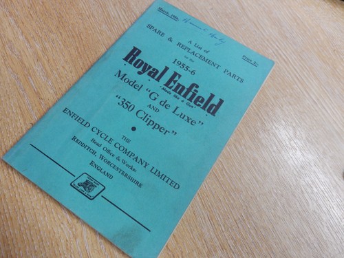 Royal enfield model - royal, "g