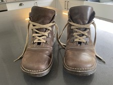 Oxygen Women’s Brown Leather Walking Boots Size 37, UK 4. Excellent Condition