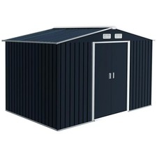 Garden Shed Galvanised Metal 9
