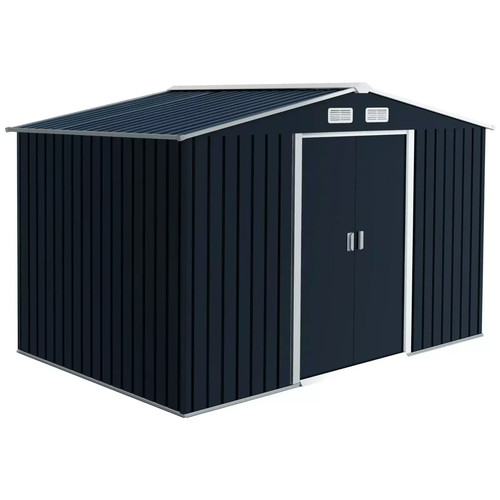 Garden shed galvanised metal - shed, 9