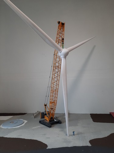 Scale wind turbine - wind, blade