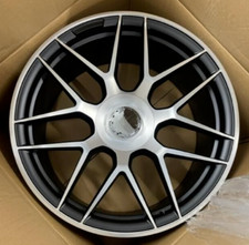 22"matt black polish alloy wheels for mercedes ML GLC GLE GL GLS AMG tyres