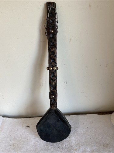 Large vintage wooden - wooden, spoon