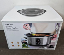 Lakeland 3.5L Slow Cooker, 3 Heat Settings, Dishwasher Safe Cooking Pot, 200W