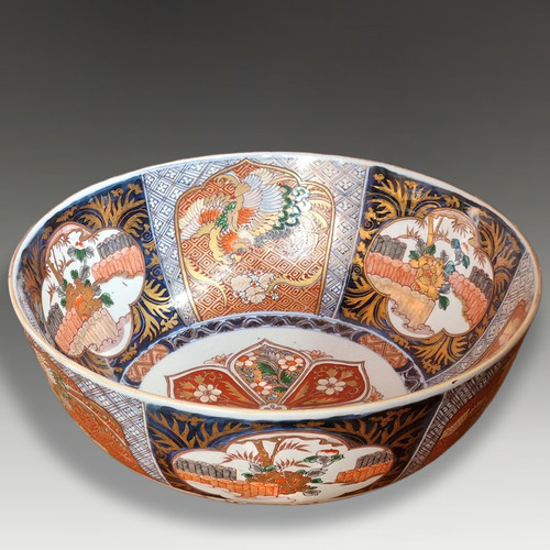 Japanese imari huge - imari, punch